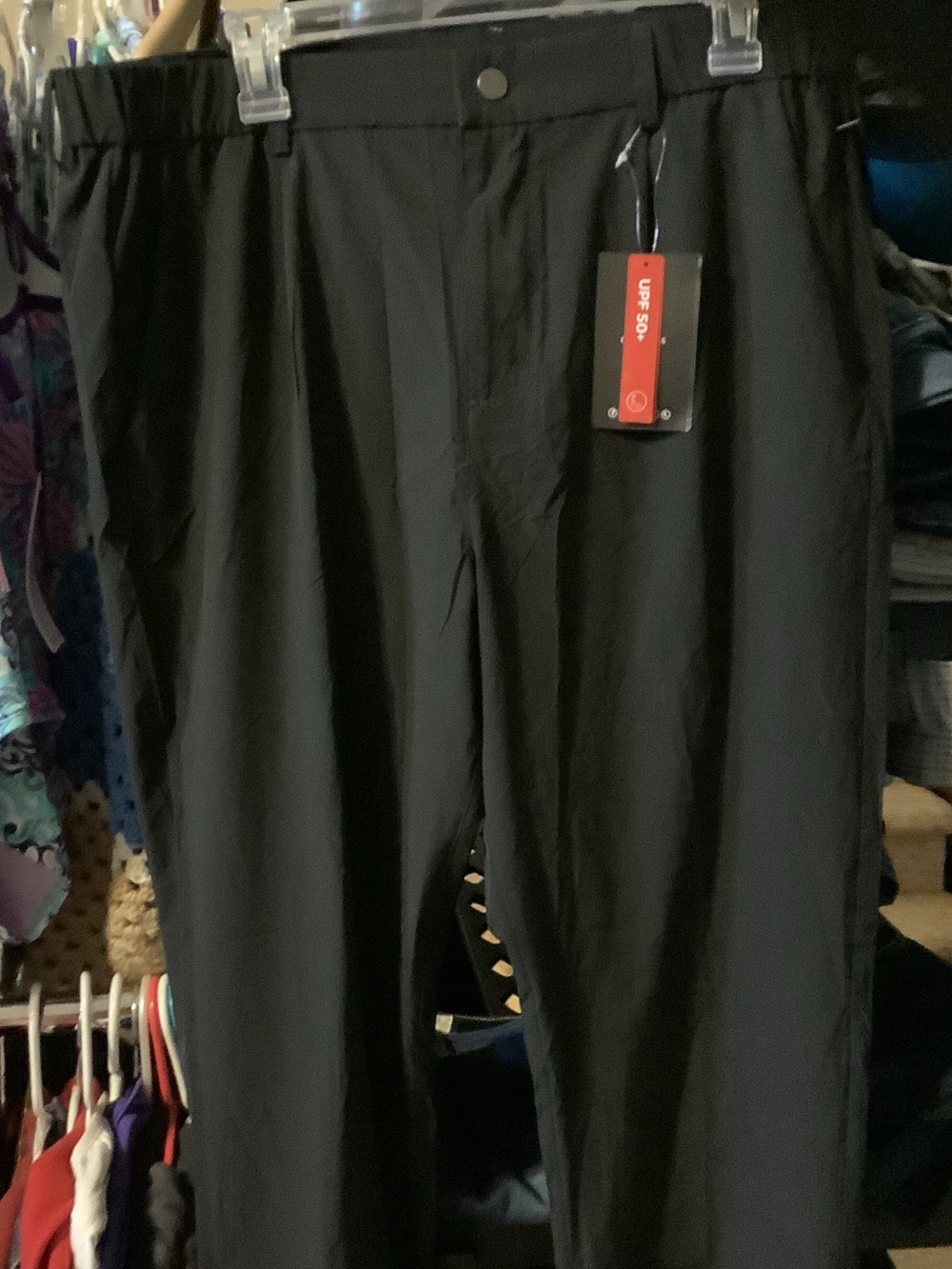 Zuty Men's Black Jogger Sweatpants - UPF 50+, new